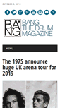 Mobile Screenshot of bangthedrummagazine.co.uk